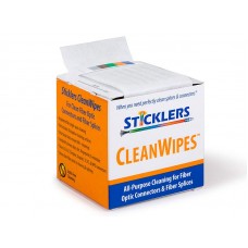 Sticklers Fiber Optic Wipes - CLEANWIPESR 600 Optical Grade Wipes WSC100