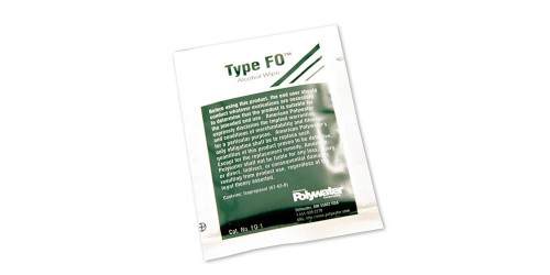 Polywater FO-1 Type FO ISO Alcohol Wipes 50pk per case